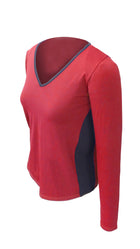 CAMISETA INVEL® DECOTE V LONGA FEMININA