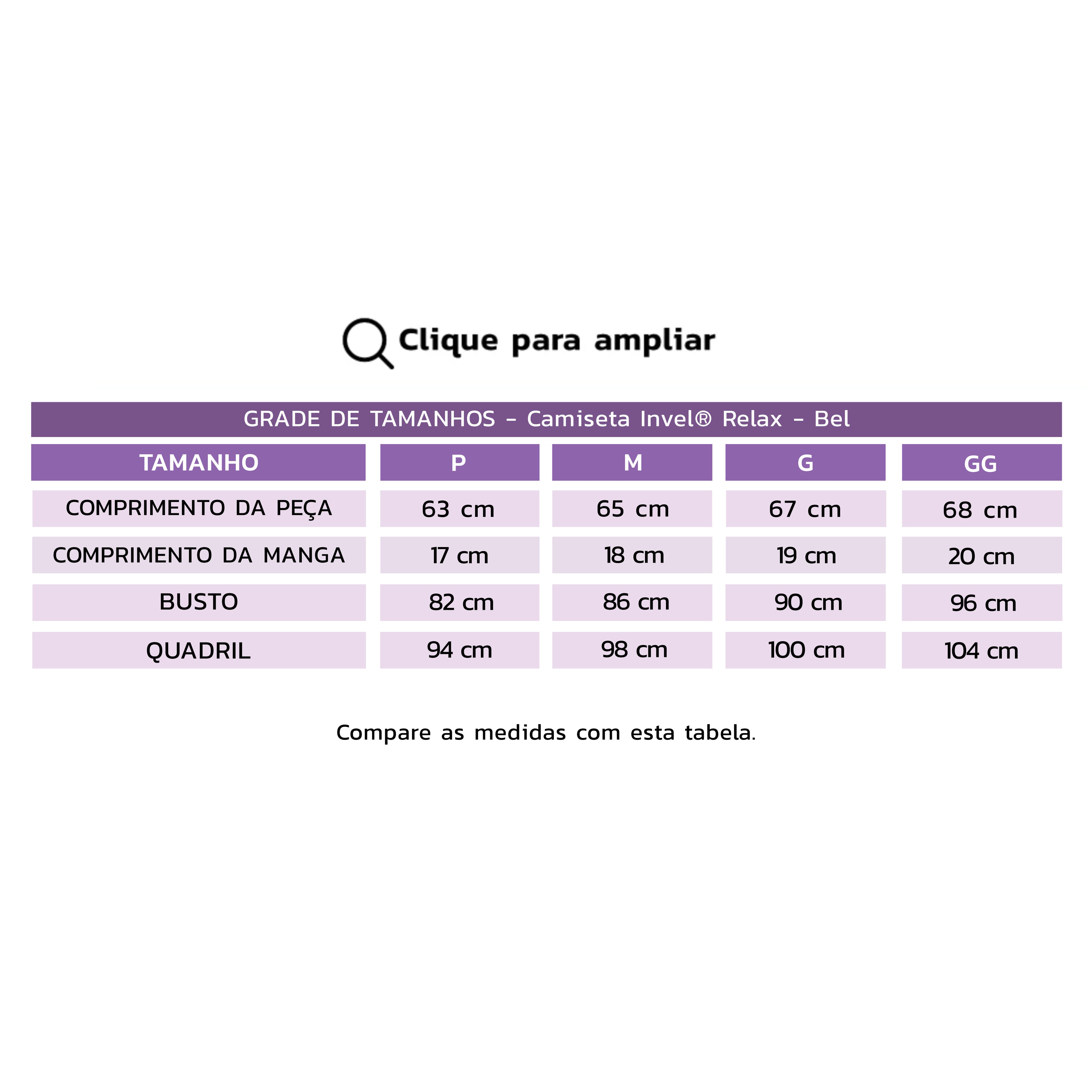 Camiseta Invel® Relax - Bel - Feminina