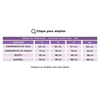 Camiseta Invel® Relax - Bel - Feminina