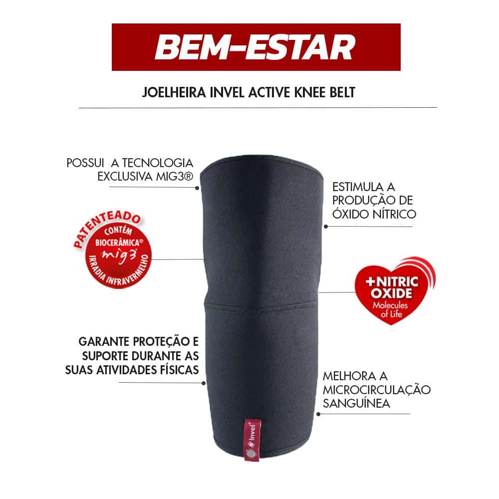 Joelheira Invel® Active Advantageour Benefit - Invel