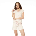 Shorts Pijama Invel® - Feminino - Detalhe em cetim - Invel