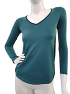 CAMISETA INVEL® DECOTE V LONGA FEMININA