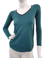 CAMISETA INVEL® DECOTE V LONGA FEMININA