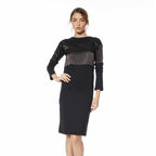 Vestido Invel® Active Mixed - Manga Longa - Feminino - Invel