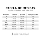 Legging Anticelulite Invel® OTI Suave Compressão (1-2 dedos acima região Umbigo)
